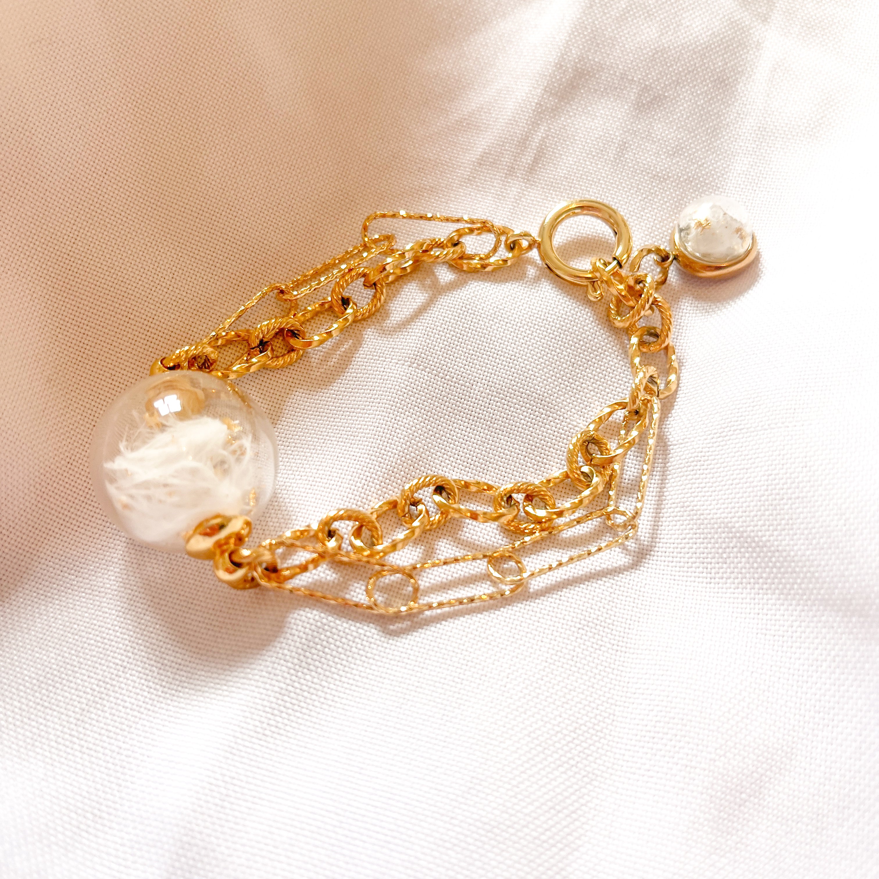 bracelet haut de gamme blanc et or bracelet haut de gamme blanc et or