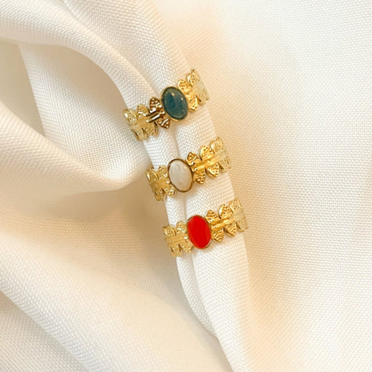 Bague Athéna (Argenté & Doré)