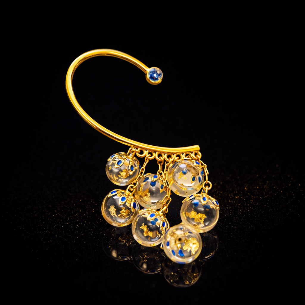 Bijou d'oreille Poseidon