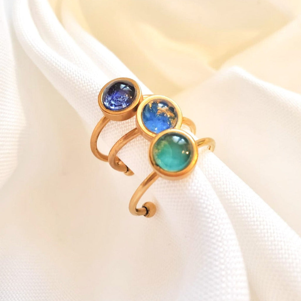 Bague Edos (dorée ou argentée)