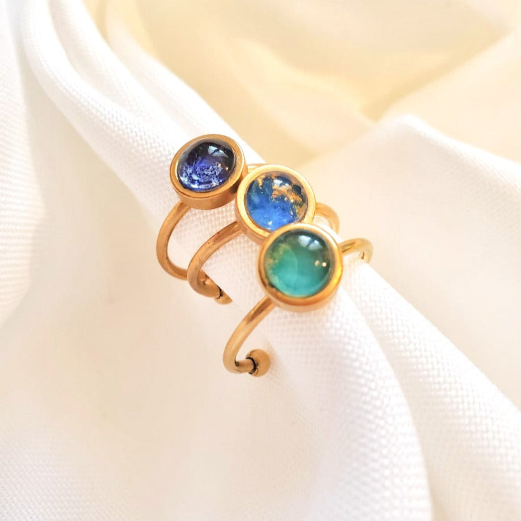 Bague Edos (dorée ou argentée)
