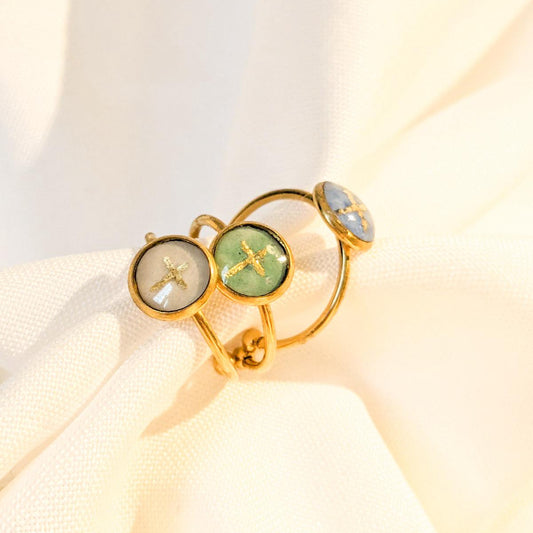 Bague Dessin Croix