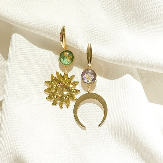 Boucles d'Oreilles Séléné