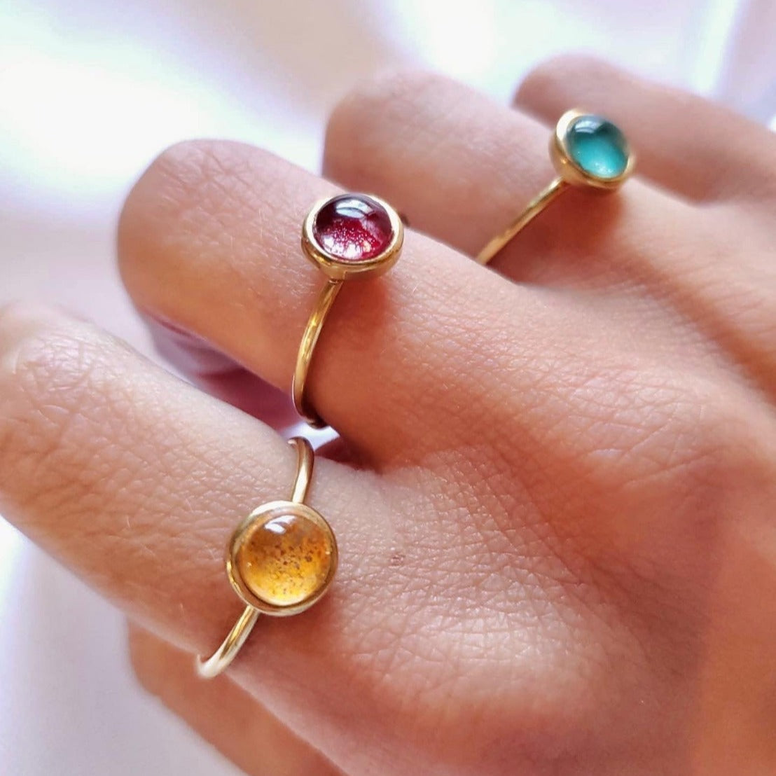 Bague Edos (dorée ou argentée)
